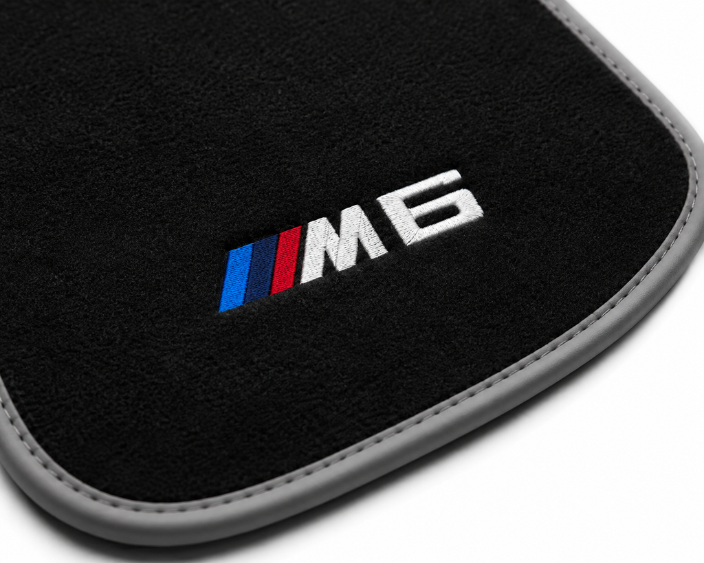 BMW M6 Premium Custom Fit Carpet Car Floor Mats – Full Set Interior Floor Mats for Cars