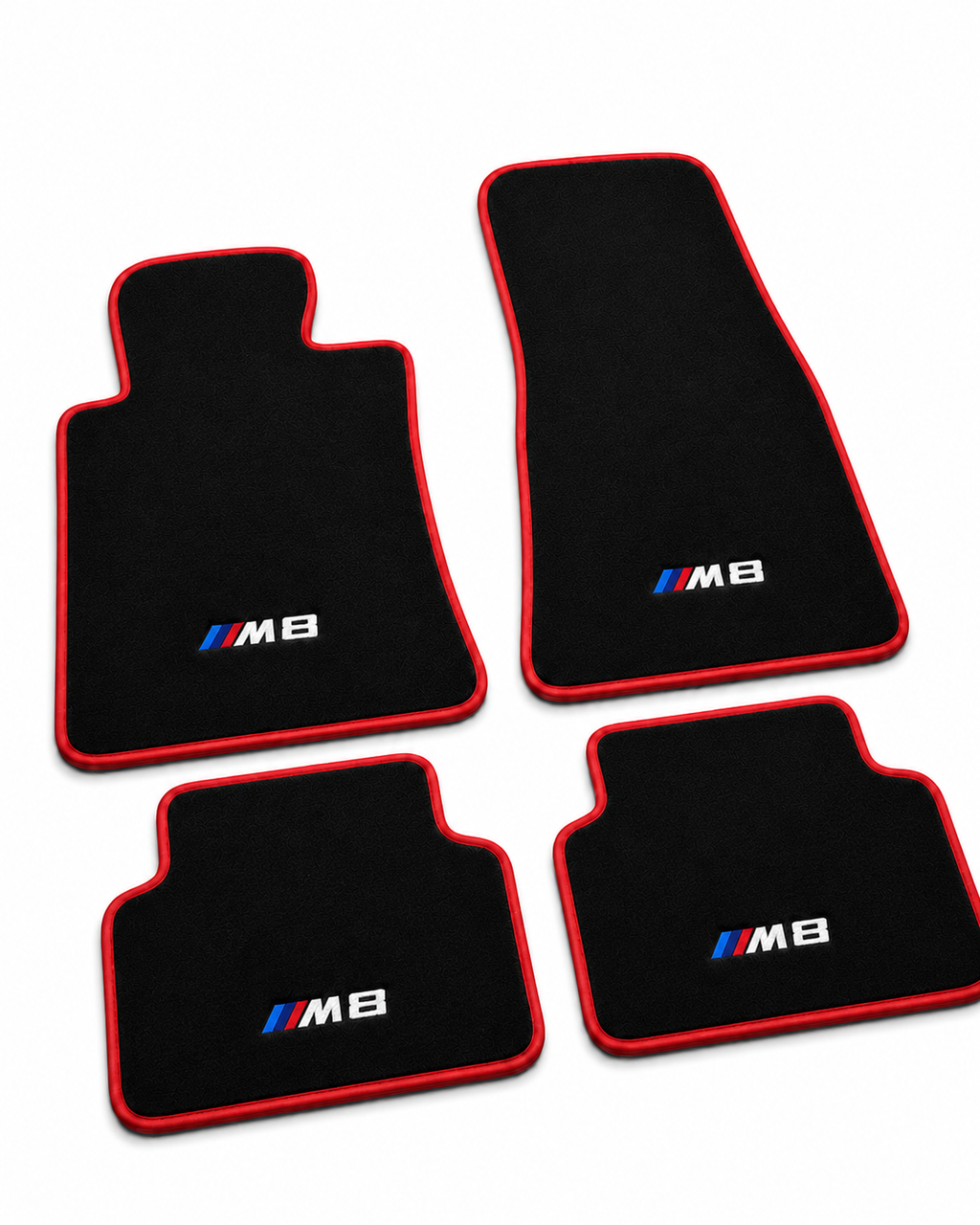 BMW M8 Premium Custom Fit Carpet Car Floor Mats – Full Set Interior Floor Mats for Cars