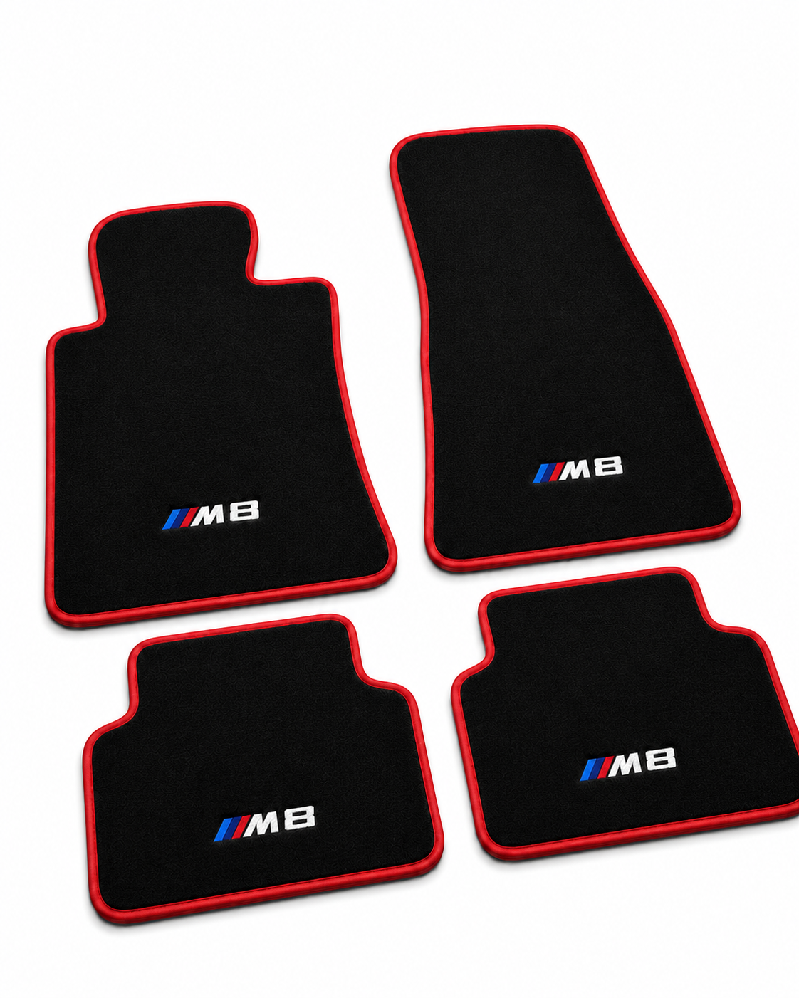 BMW M8 Premium Custom Fit Carpet Car Floor Mats – Full Set Interior Floor Mats for Cars