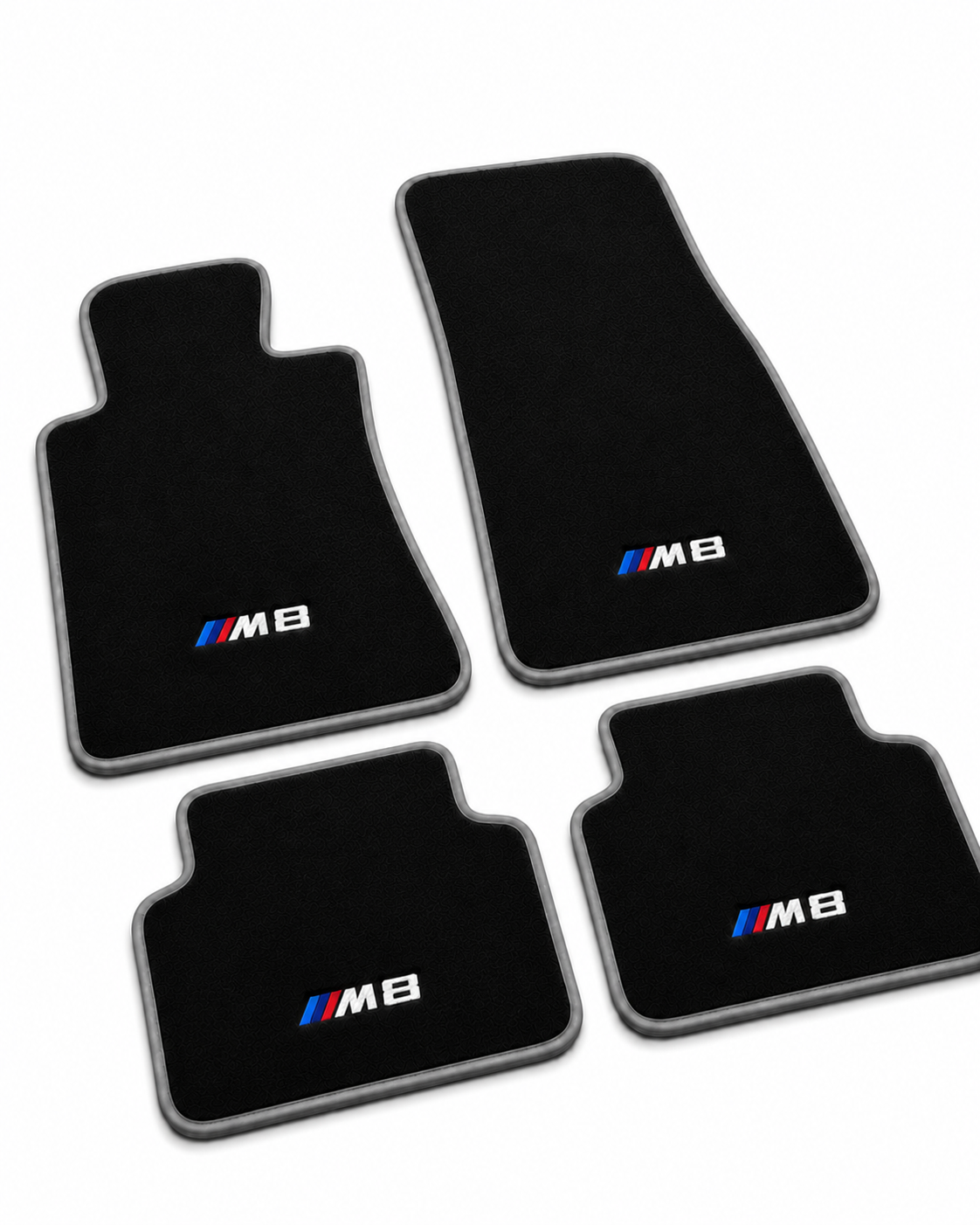 BMW M8 Premium Custom Fit Carpet Car Floor Mats – Full Set Interior Floor Mats for Cars