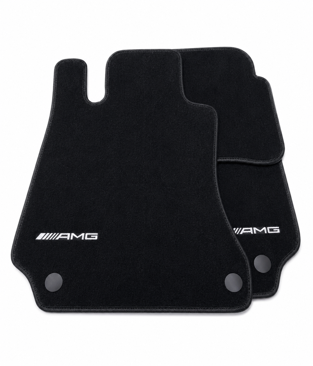 Mercedes Benz AMG Premium Custom Fit Carpet Car Floor Mats – Full Set Interior Floor Mats for Cars