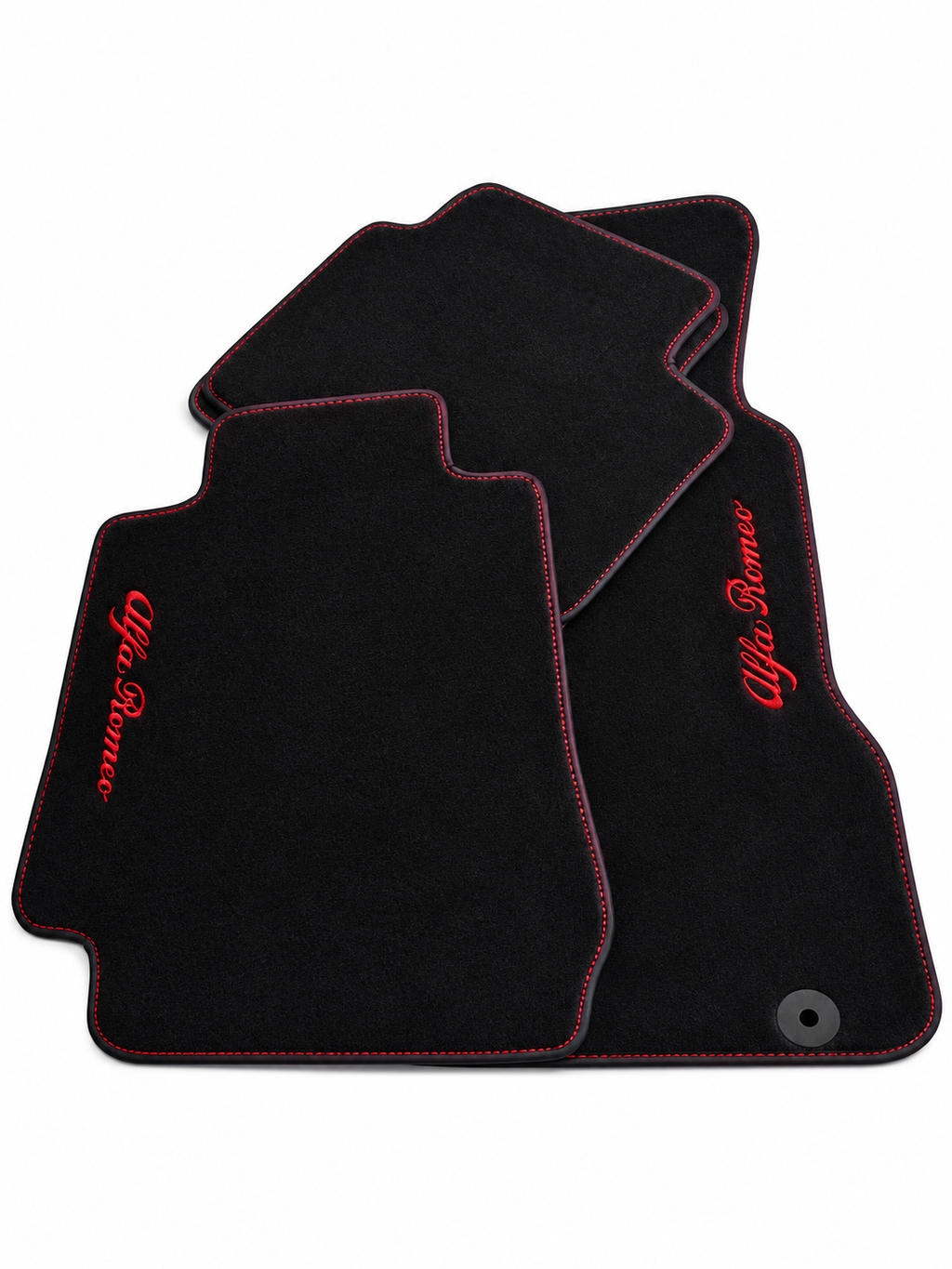 Alfa Romeo Premium Custom Fit Carpet Car Floor Mats – Full Set Interior Floor Mats for Cars