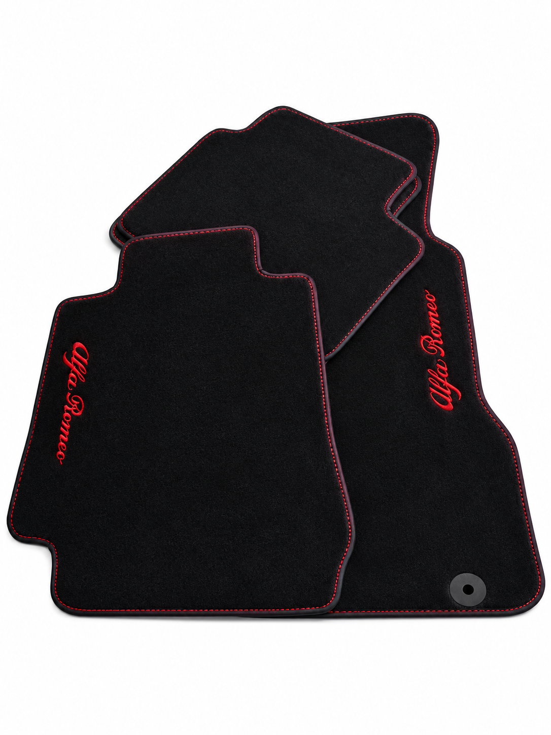 Alfa Romeo Premium Custom Fit Carpet Car Floor Mats – Full Set Interior Floor Mats for Cars