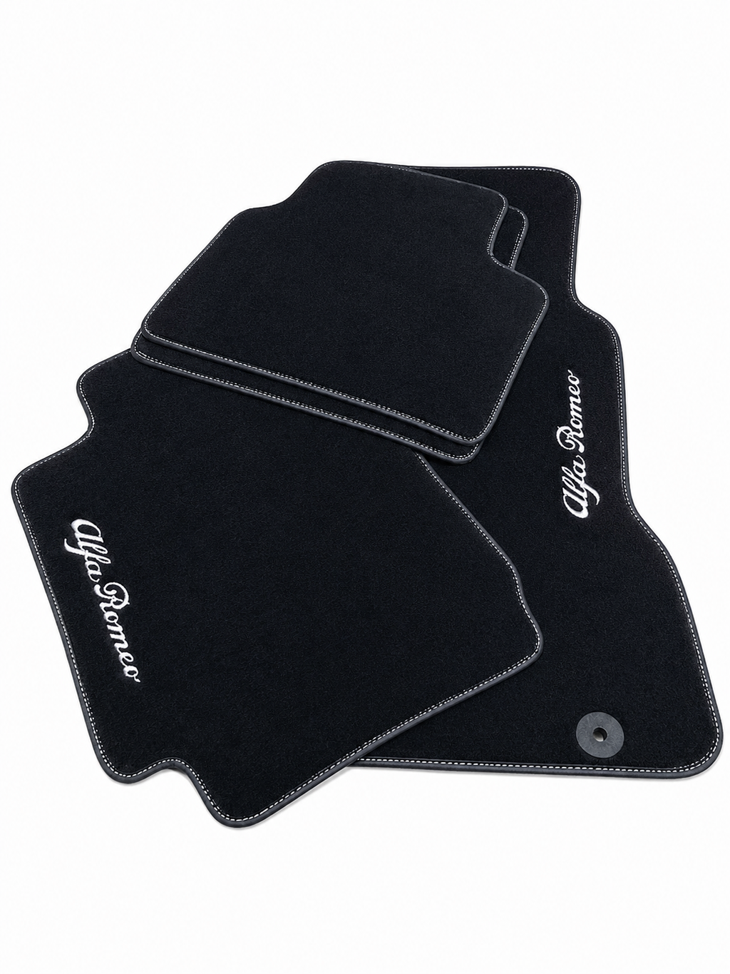 Alfa Romeo Premium Custom Fit Carpet Car Floor Mats – Full Set Interior Floor Mats for Cars