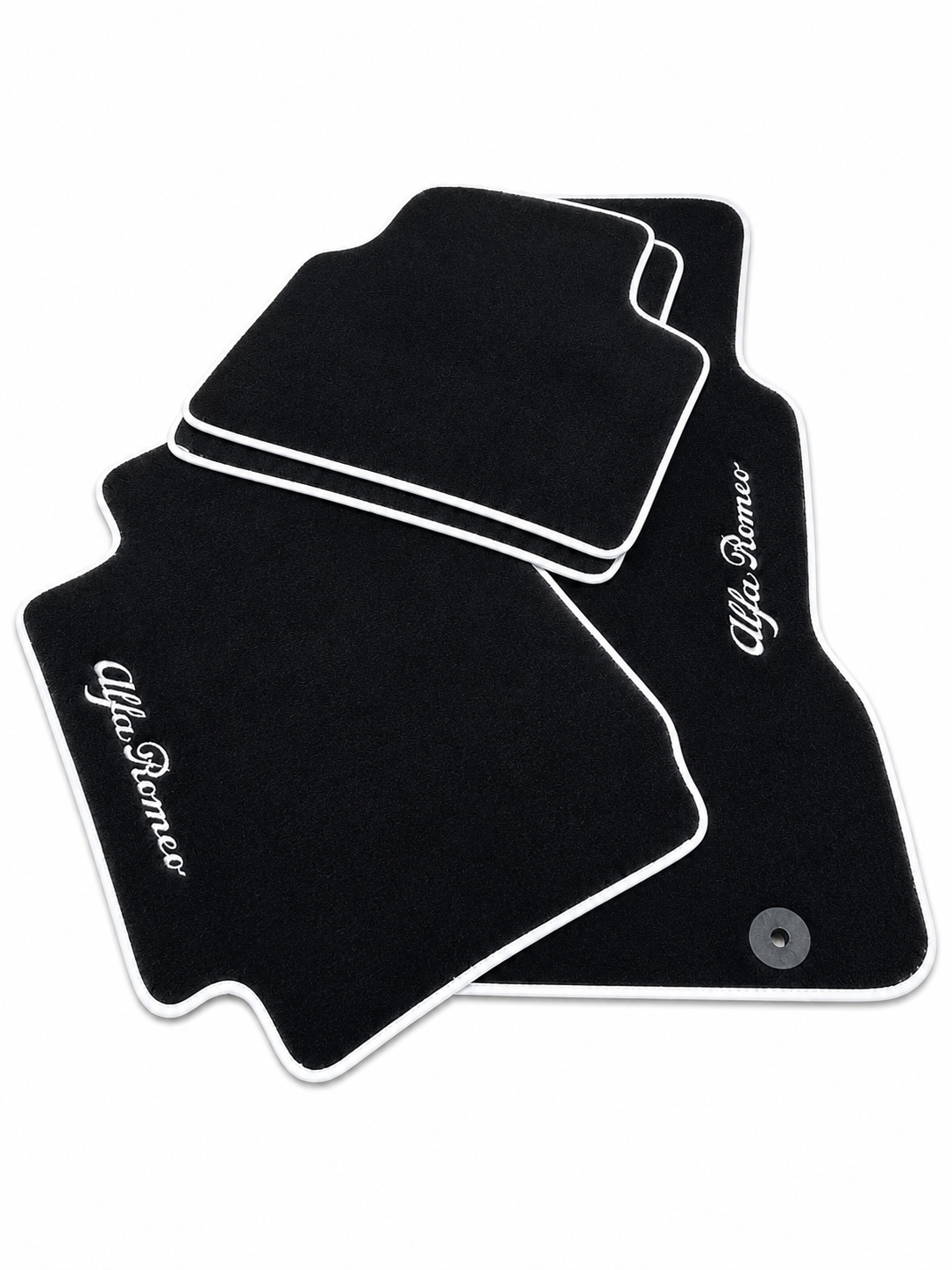Alfa Romeo Premium Custom Fit Carpet Car Floor Mats – Full Set Interior Floor Mats for Cars