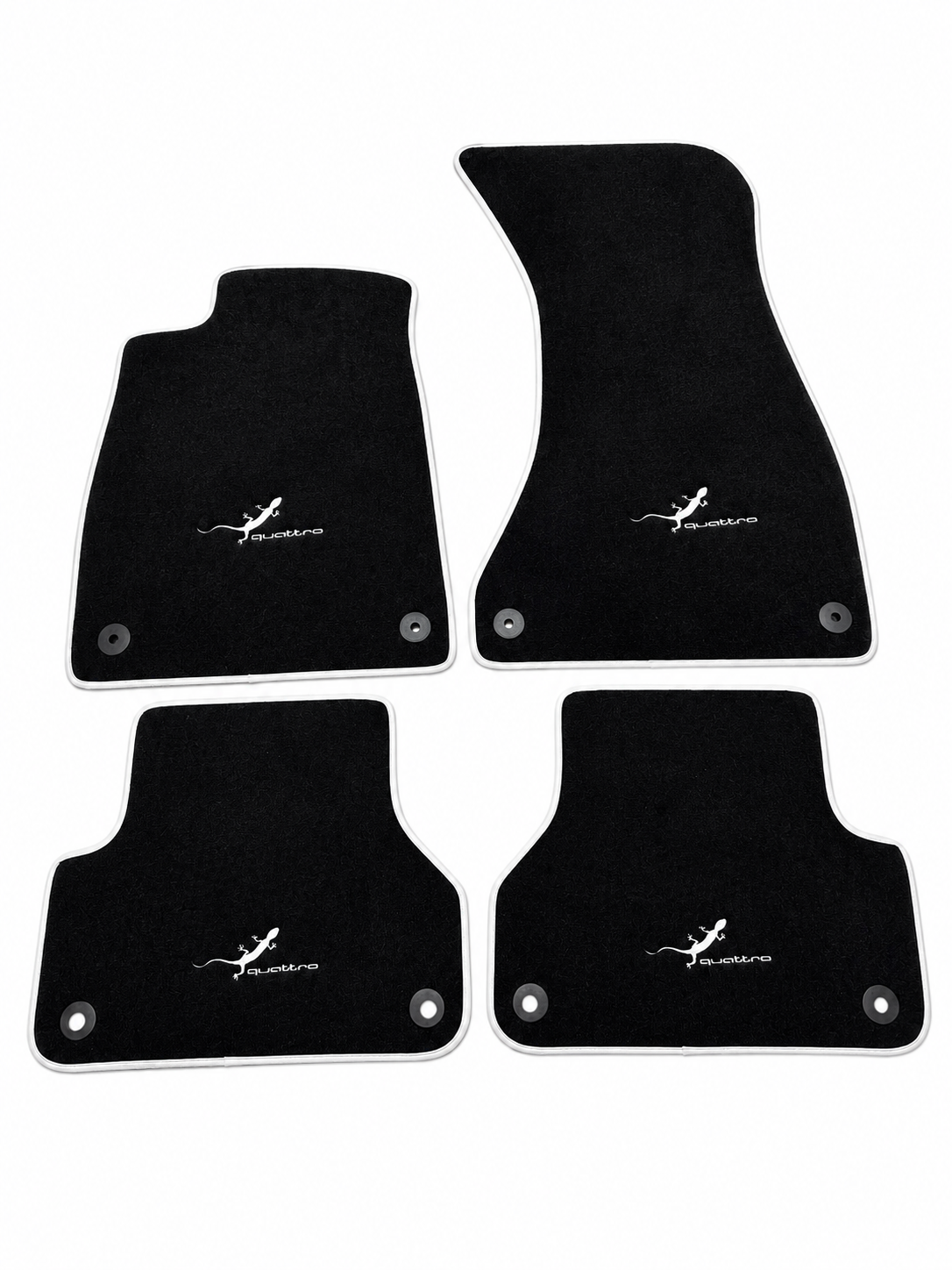 Audi Quattro Custom Fit Carpet Car Floor Mats – Full Set Interior Floor Mats for Cars