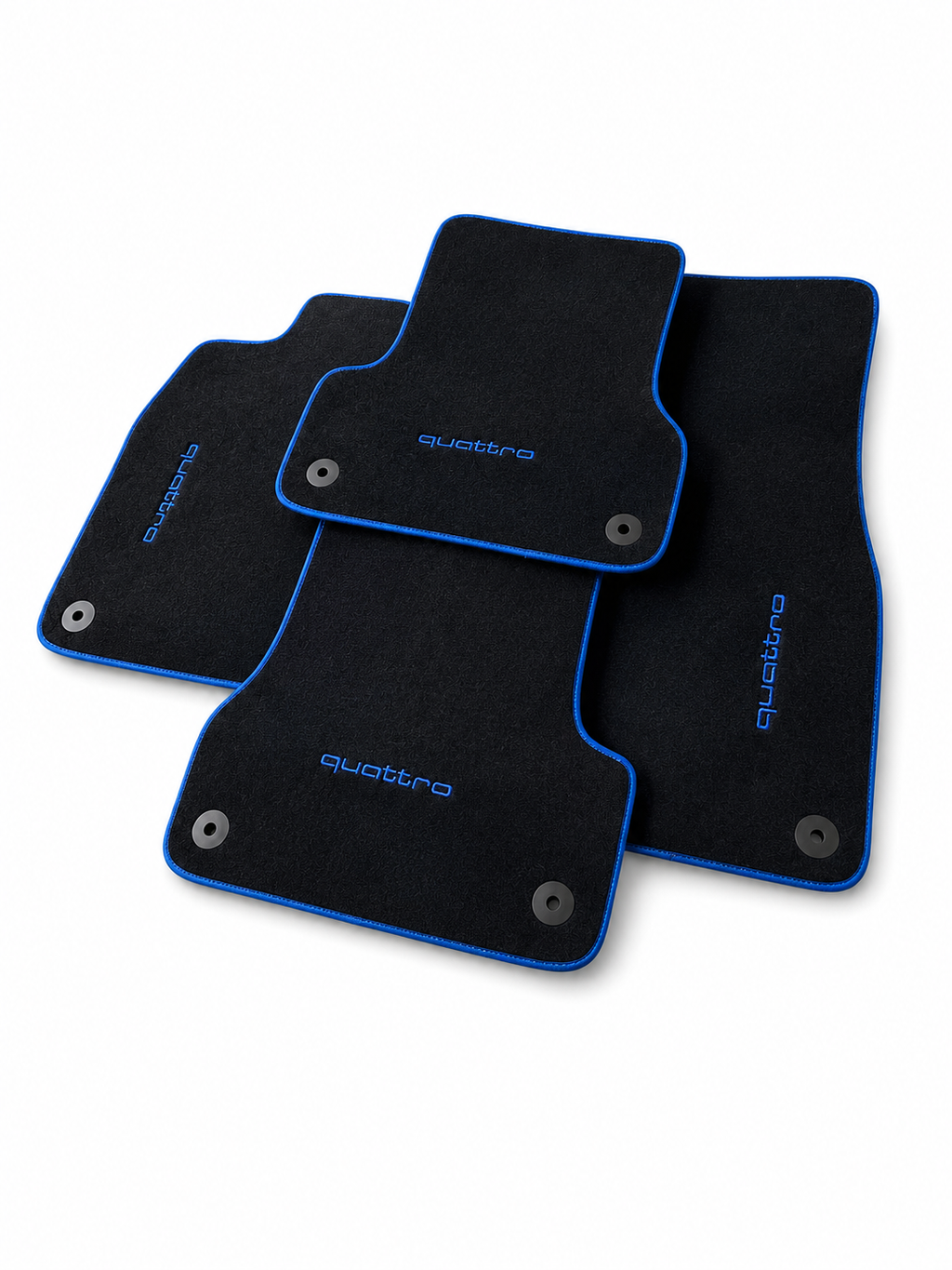 Audi Quattro Premium Custom Fit Carpet Car Floor Mats – Full Set Interior Floor Mats for Cars