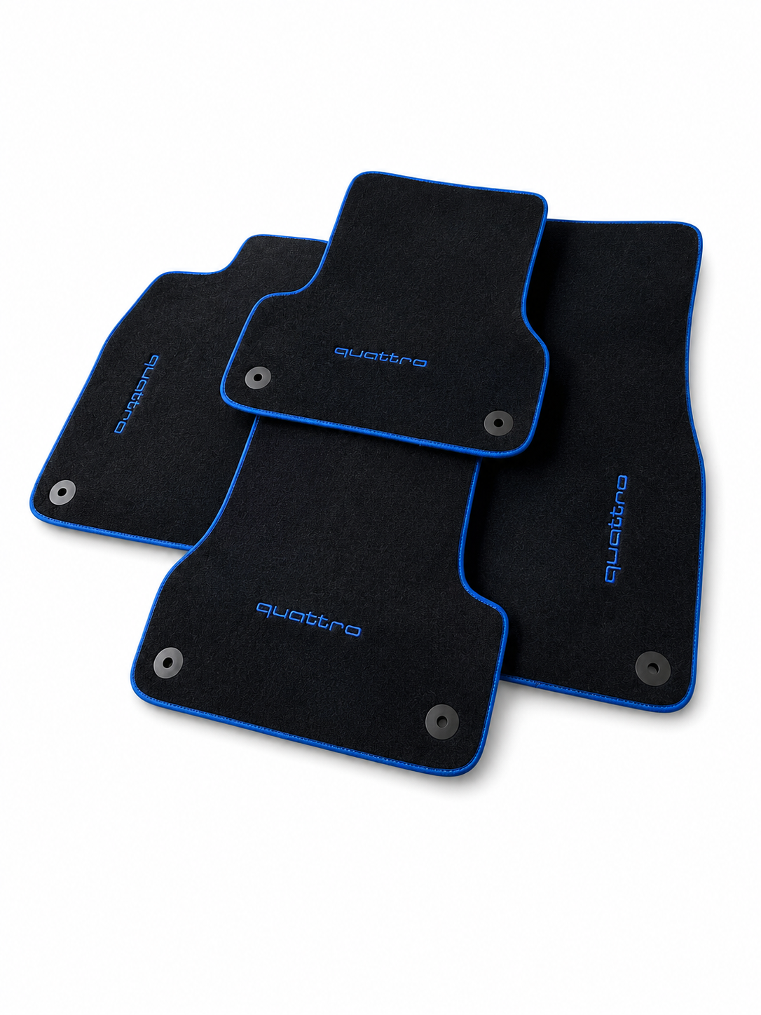 Audi Quattro Premium Custom Fit Carpet Car Floor Mats – Full Set Interior Floor Mats for Cars