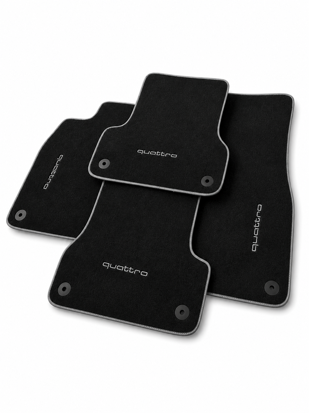 Audi Quattro Premium Custom Fit Carpet Car Floor Mats – Full Set Interior Floor Mats for Cars