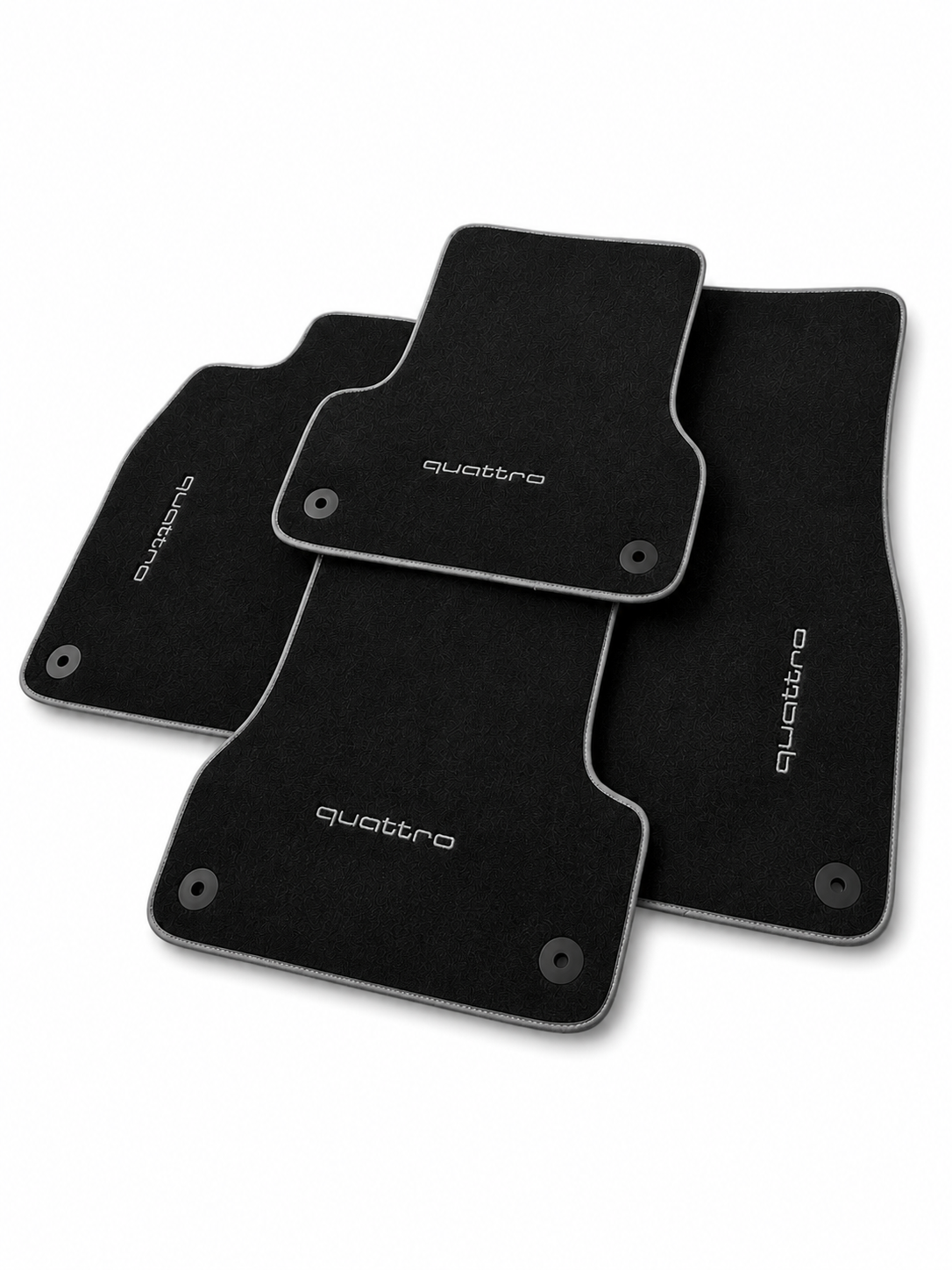 Audi Quattro Premium Custom Fit Carpet Car Floor Mats – Full Set Interior Floor Mats for Cars