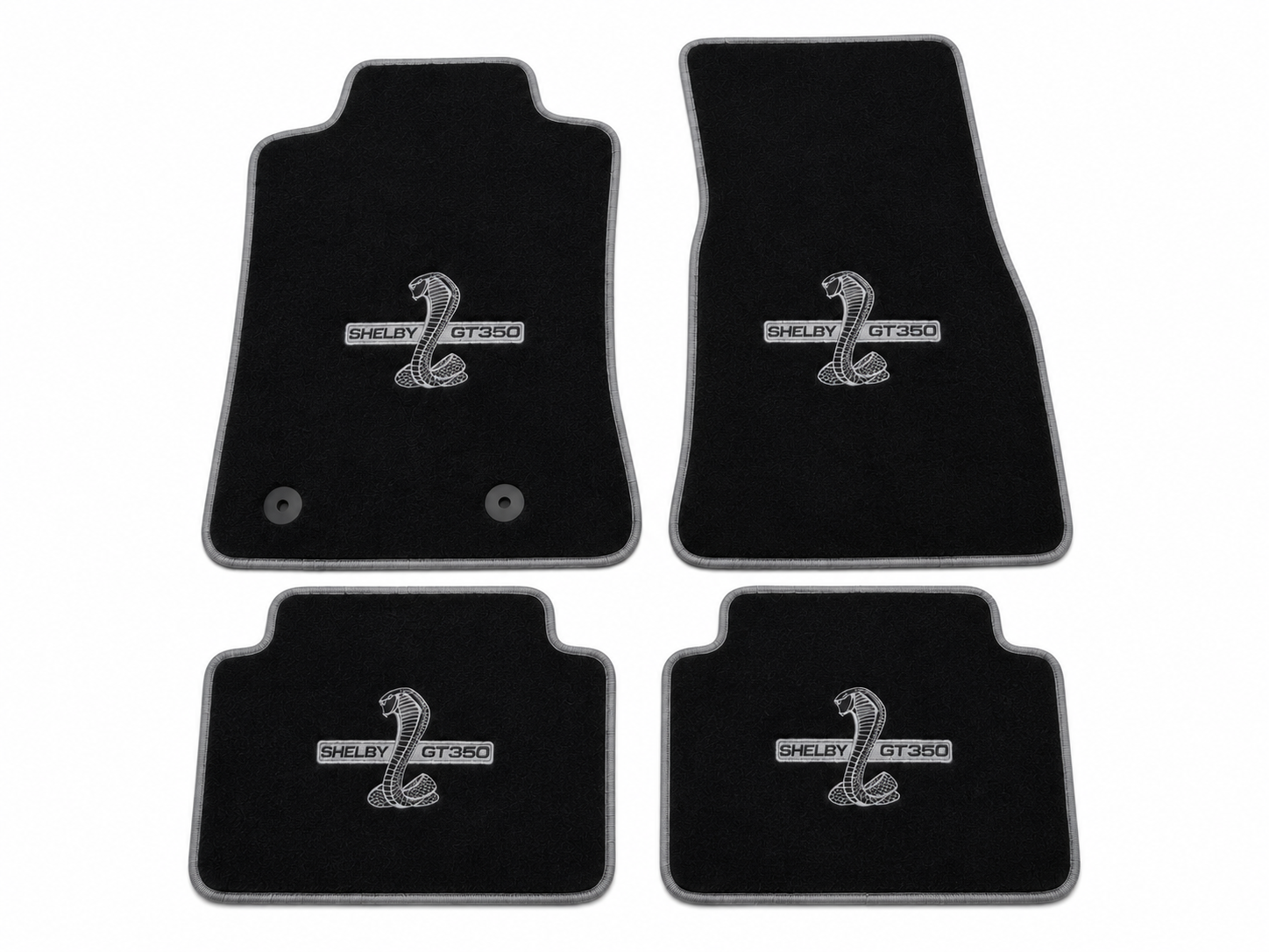 Shelby GT350 Premium Custom Fit Carpet Car Floor Mats – Full Set Interior Floor Mats for Cars