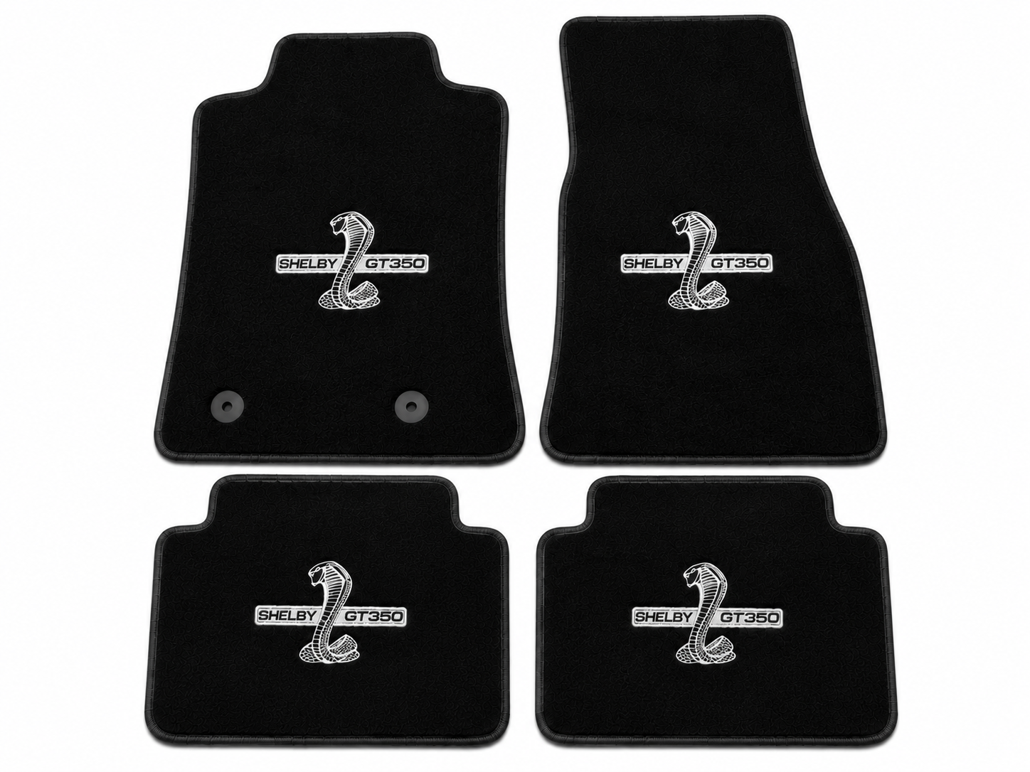 Shelby GT350 Premium Custom Fit Carpet Car Floor Mats – Full Set Interior Floor Mats for Cars