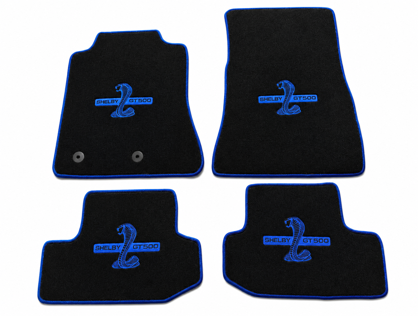 Shelby GT500 Premium Custom Fit Carpet Car Floor Mats – Full Set Interior Floor Mats for Cars