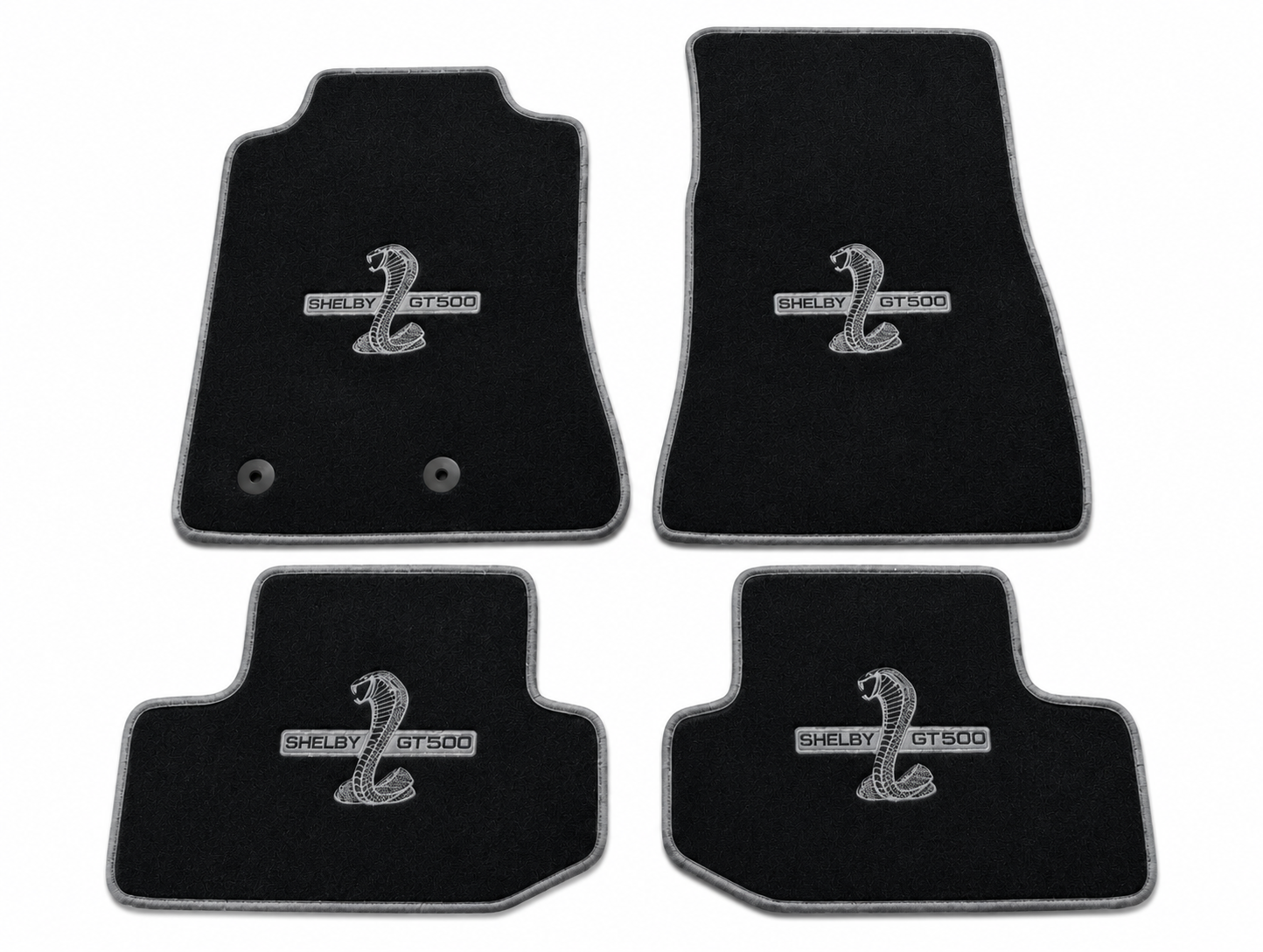 Shelby GT500 Premium Custom Fit Carpet Car Floor Mats – Full Set Interior Floor Mats for Cars