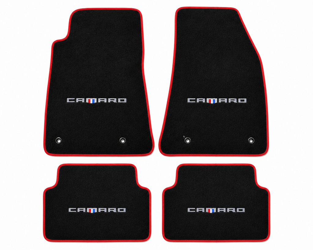 CAMARO Premium Custom Fit Carpet Car Floor Mats – Full Set Interior Floor Mats for Cars