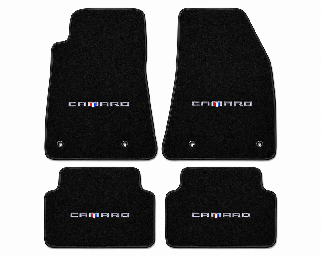 CAMARO Premium Custom Fit Carpet Car Floor Mats – Full Set Interior Floor Mats for Cars