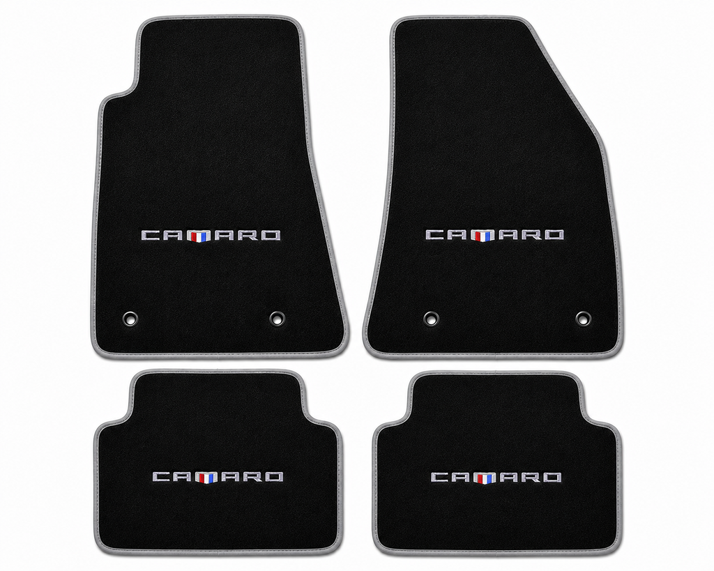 CAMARO Premium Custom Fit Carpet Car Floor Mats – Full Set Interior Floor Mats for Cars