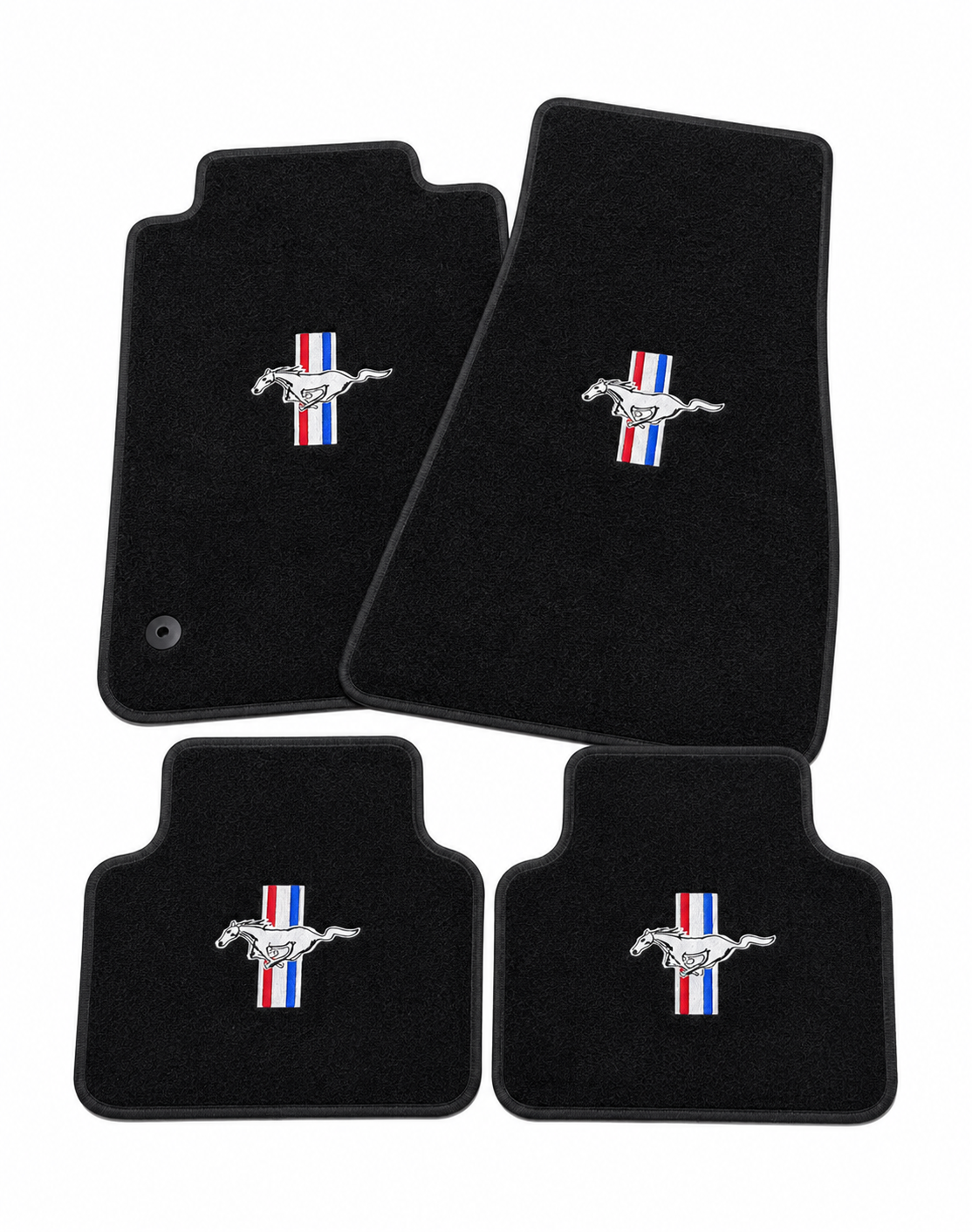 MUSTANG Premium Custom Fit Carpet Car Floor Mats – Full Set Interior Floor Mats for Cars