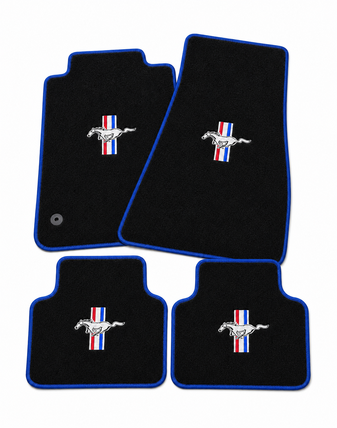 MUSTANG Premium Custom Fit Carpet Car Floor Mats – Full Set Interior Floor Mats for Cars