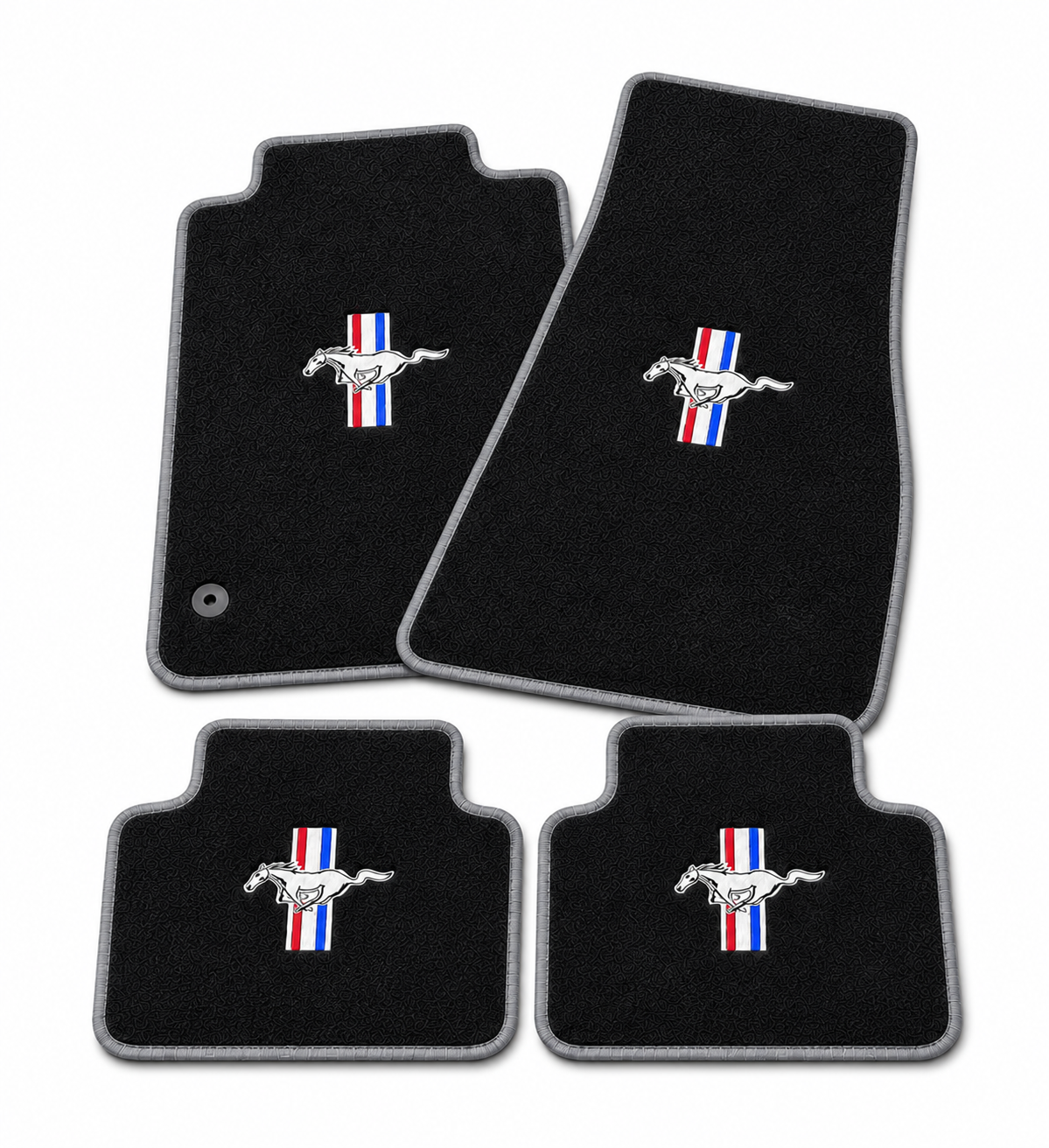 MUSTANG Premium Custom Fit Carpet Car Floor Mats – Full Set Interior Floor Mats for Cars