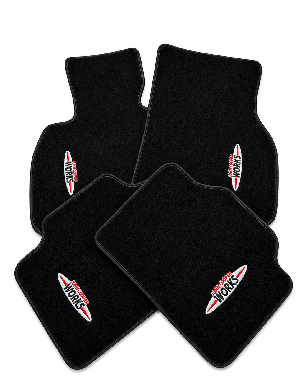 Mini John Cooper Works Premium Custom Fit Carpet Car Floor Mats – Full Set Interior Floor Mats for Cars