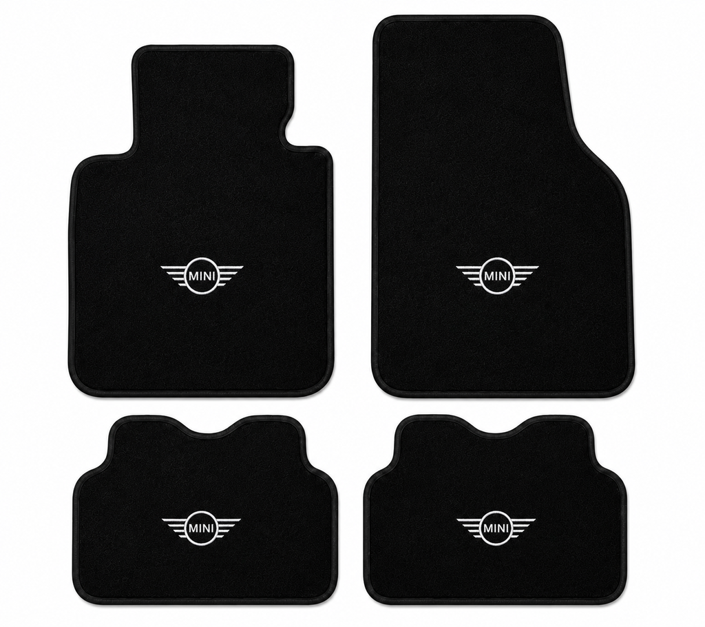 Mini Cooper Premium Custom Fit Carpet Car Floor Mats – Full Set Interior Floor Mats for Cars