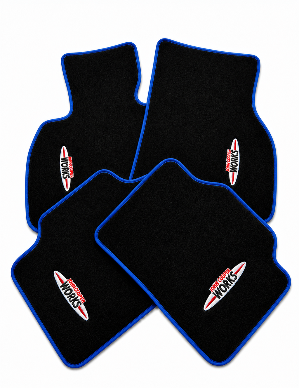 Mini John Cooper Works Premium Custom Fit Carpet Car Floor Mats – Full Set Interior Floor Mats for Cars