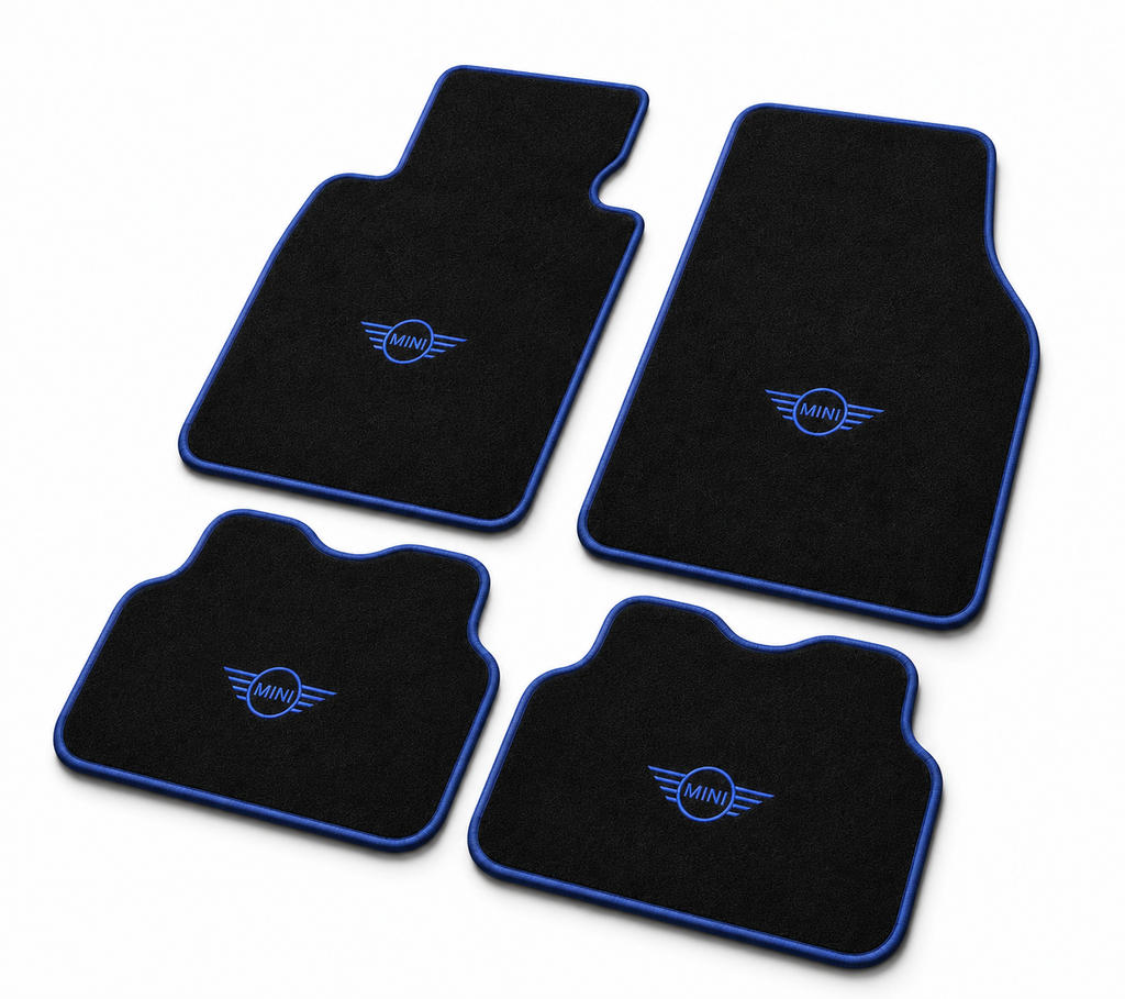 Mini Cooper Premium Custom Fit Carpet Car Floor Mats – Full Set Interior Floor Mats for Cars