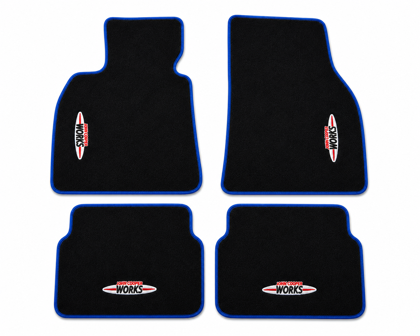Mini John Cooper Works Premium Custom Fit Carpet Car Floor Mats – Full Set Interior Floor Mats for Cars