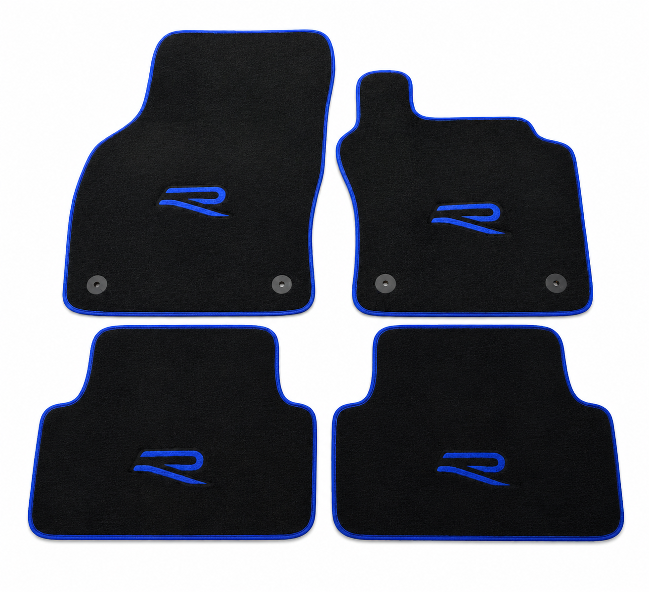Volkswagen GOLF R Premium Custom Fit Carpet Car Floor Mats – Full Set Interior Floor Mats for Cars