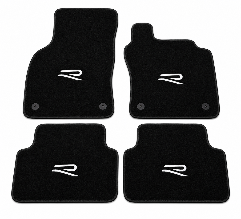Volkswagen GOLF R Premium Custom Fit Carpet Car Floor Mats – Full Set Interior Floor Mats for Cars
