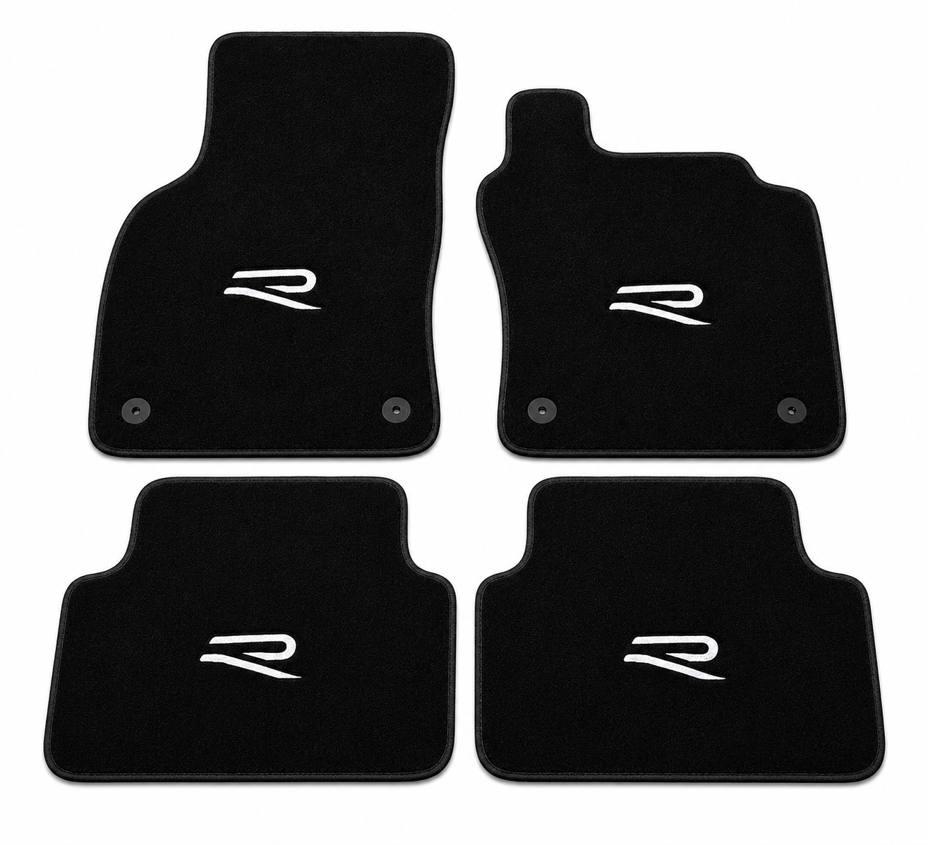Volkswagen GOLF R Premium Custom Fit Carpet Car Floor Mats – Full Set Interior Floor Mats for Cars