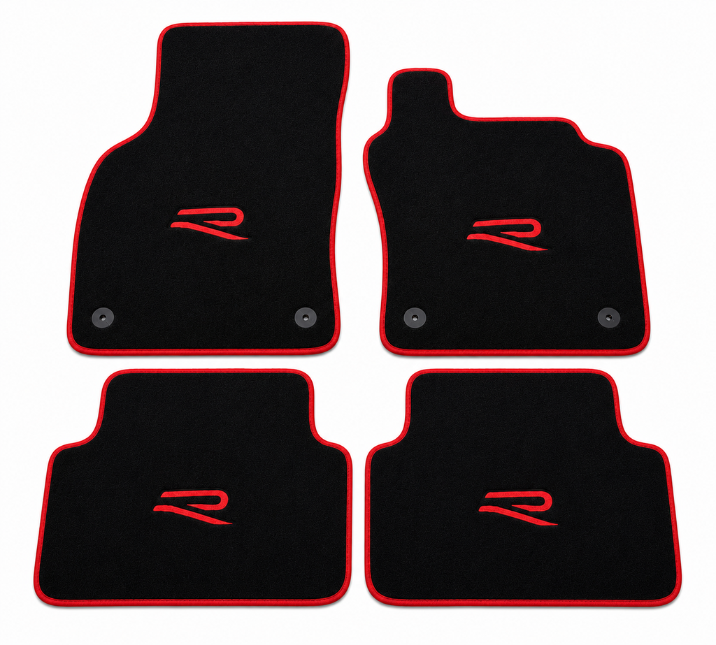 Volkswagen GOLF R Premium Custom Fit Carpet Car Floor Mats – Full Set Interior Floor Mats for Cars