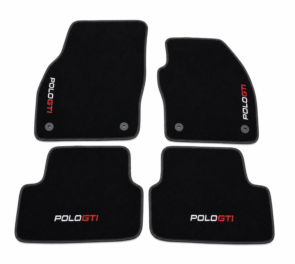 Volkswagen Polo GTI Premium Custom Fit Carpet Car Floor Mats – Full Set Interior Floor Mats for Cars