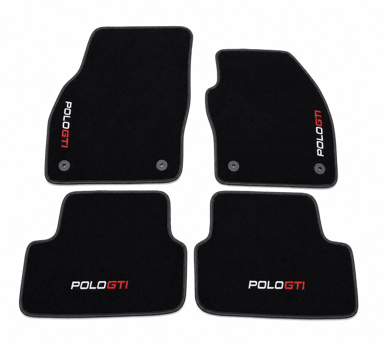 Volkswagen Polo GTI Premium Custom Fit Carpet Car Floor Mats – Full Set Interior Floor Mats for Cars