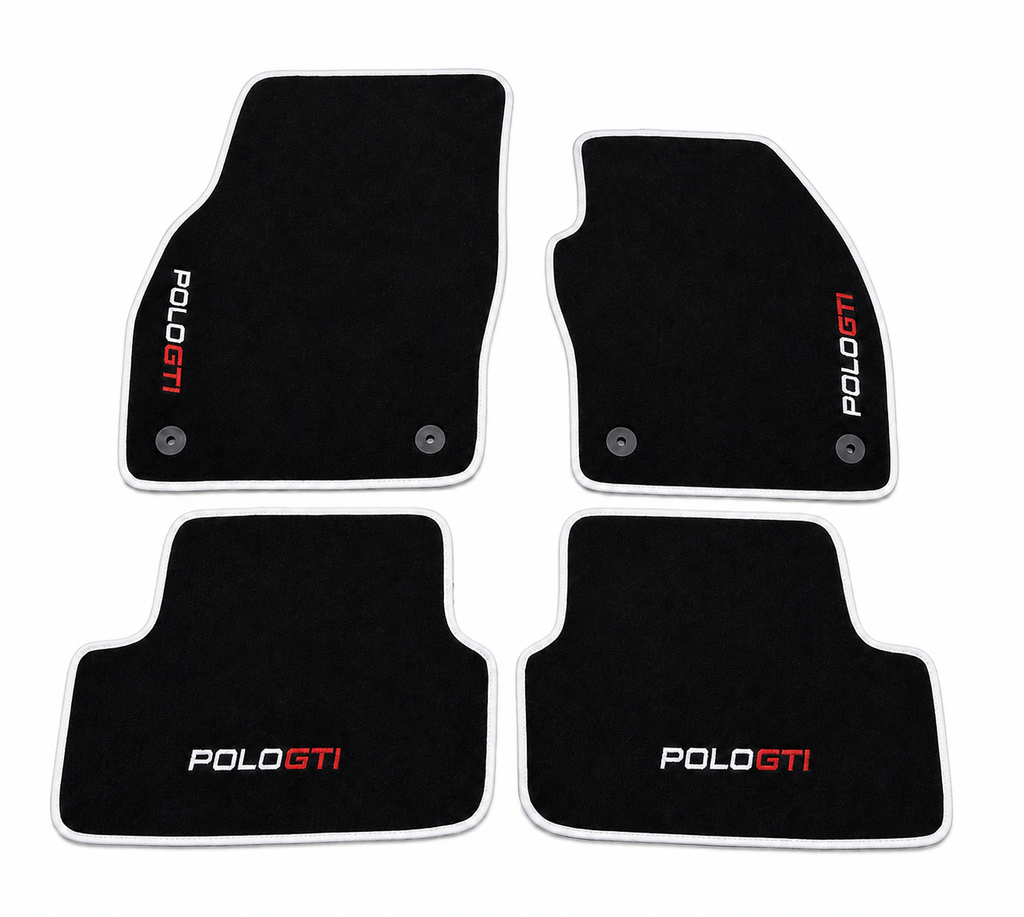 Volkswagen Polo GTI Premium Custom Fit Carpet Car Floor Mats – Full Set Interior Floor Mats for Cars