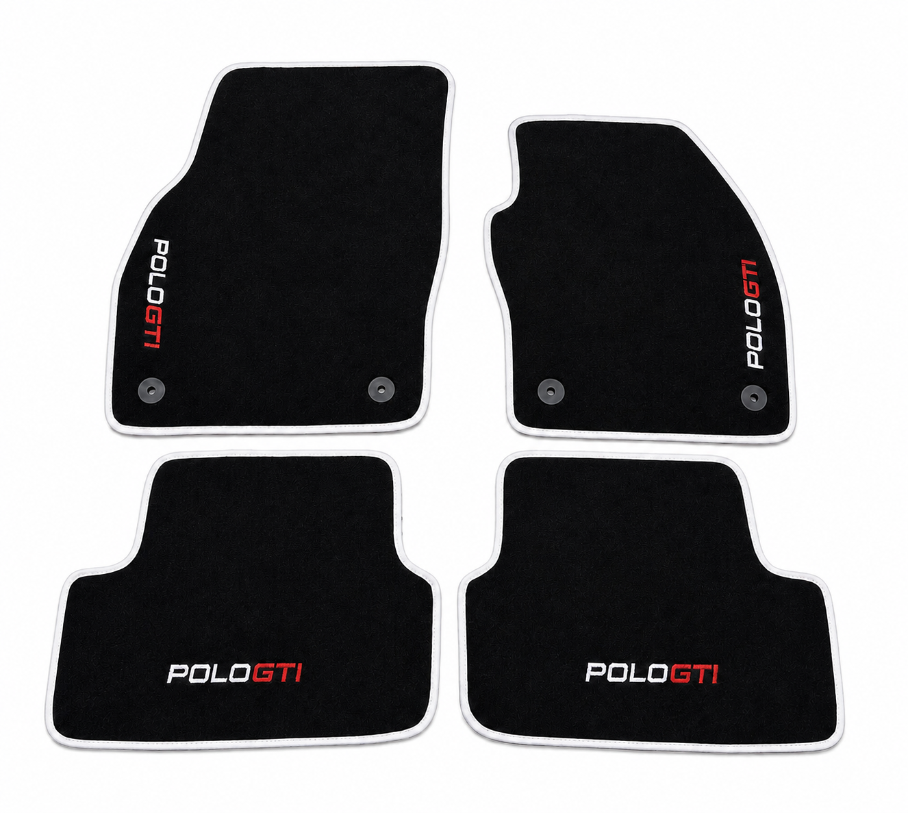 Volkswagen Polo GTI Premium Custom Fit Carpet Car Floor Mats – Full Set Interior Floor Mats for Cars