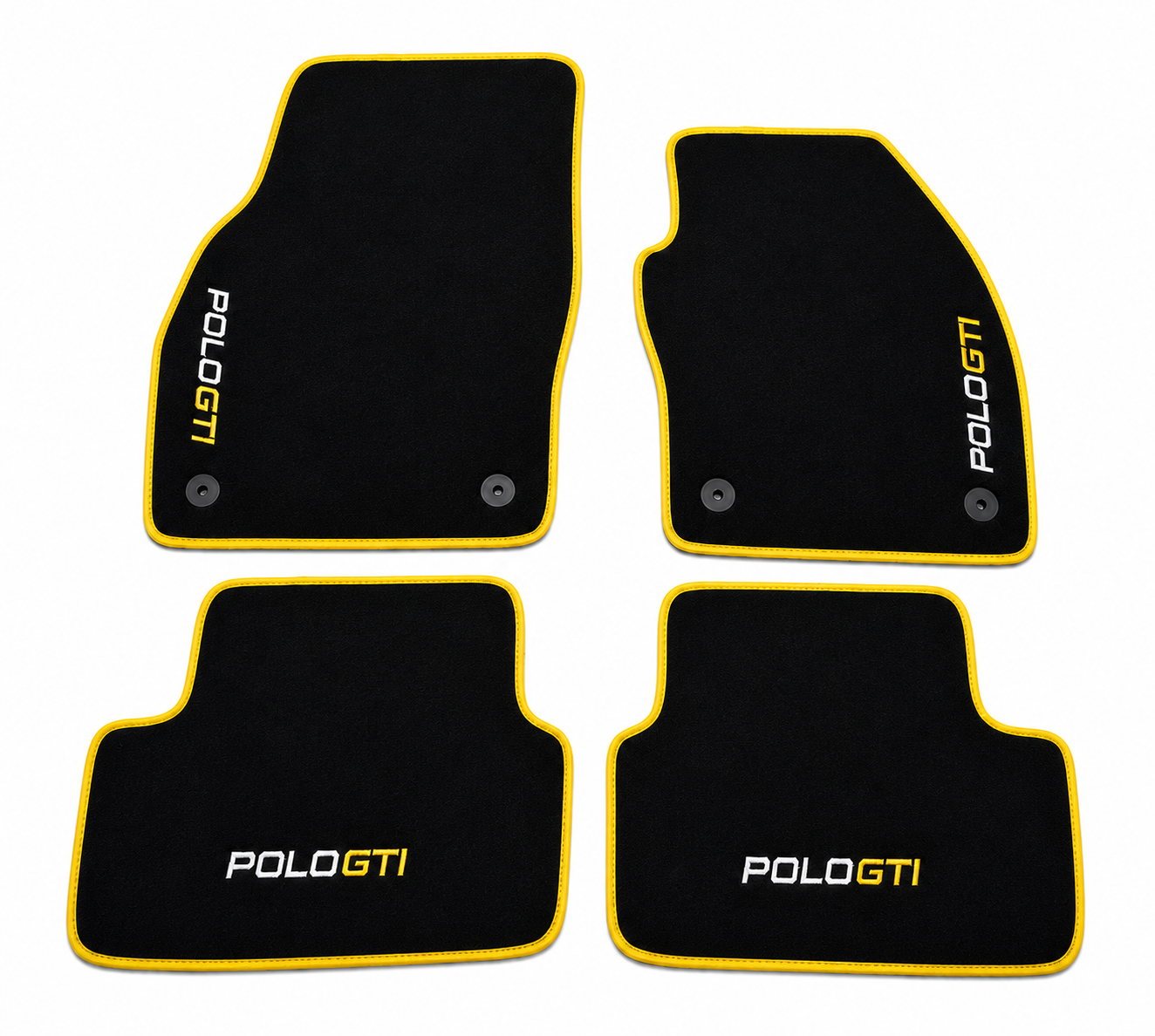 Volkswagen Polo GTI Premium Custom Fit Carpet Car Floor Mats – Full Set Interior Floor Mats for Cars