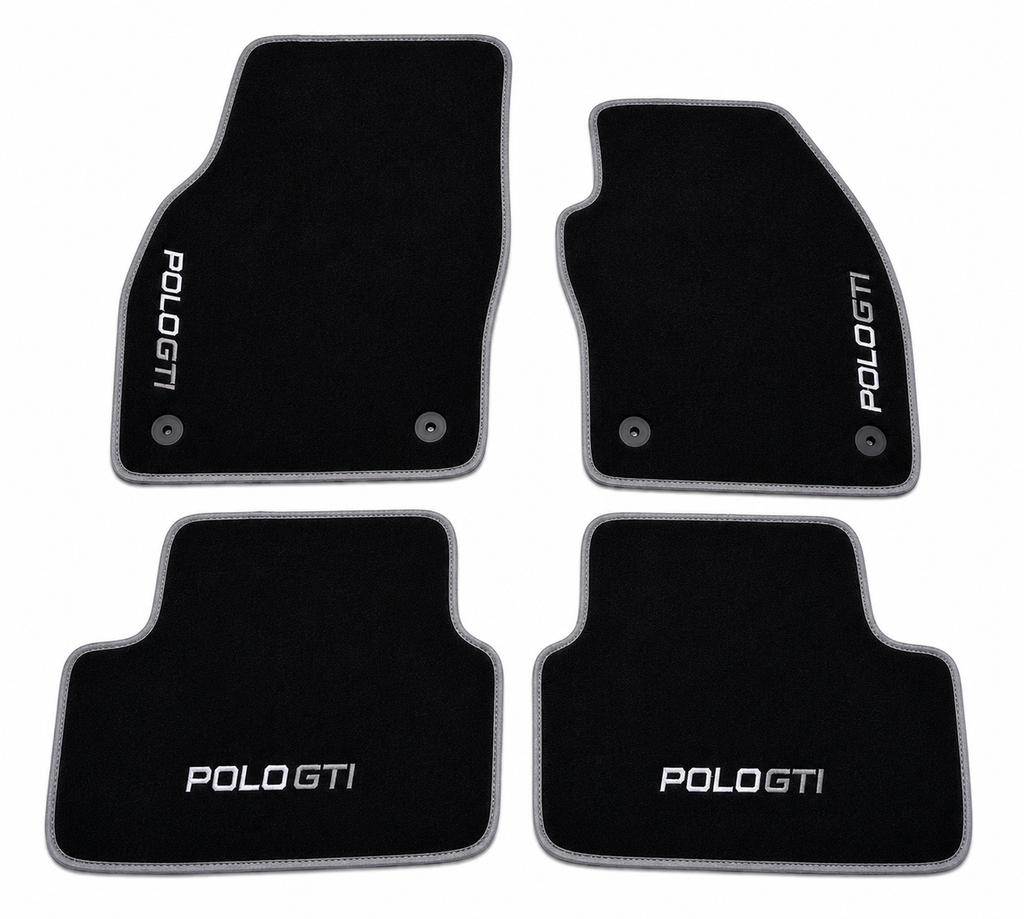 Volkswagen Polo GTI Premium Custom Fit Carpet Car Floor Mats – Full Set Interior Floor Mats for Cars