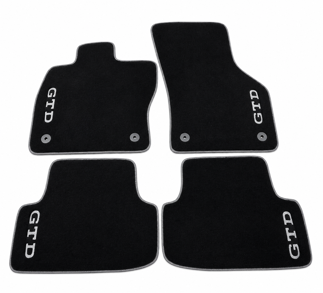Volkswagen Golf GTD Premium Custom Fit Carpet Car Floor Mats – Full Set Interior Floor Mats for Cars