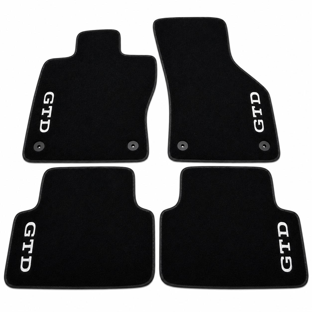 Volkswagen Golf GTD Premium Custom Fit Carpet Car Floor Mats – Full Set Interior Floor Mats for Cars