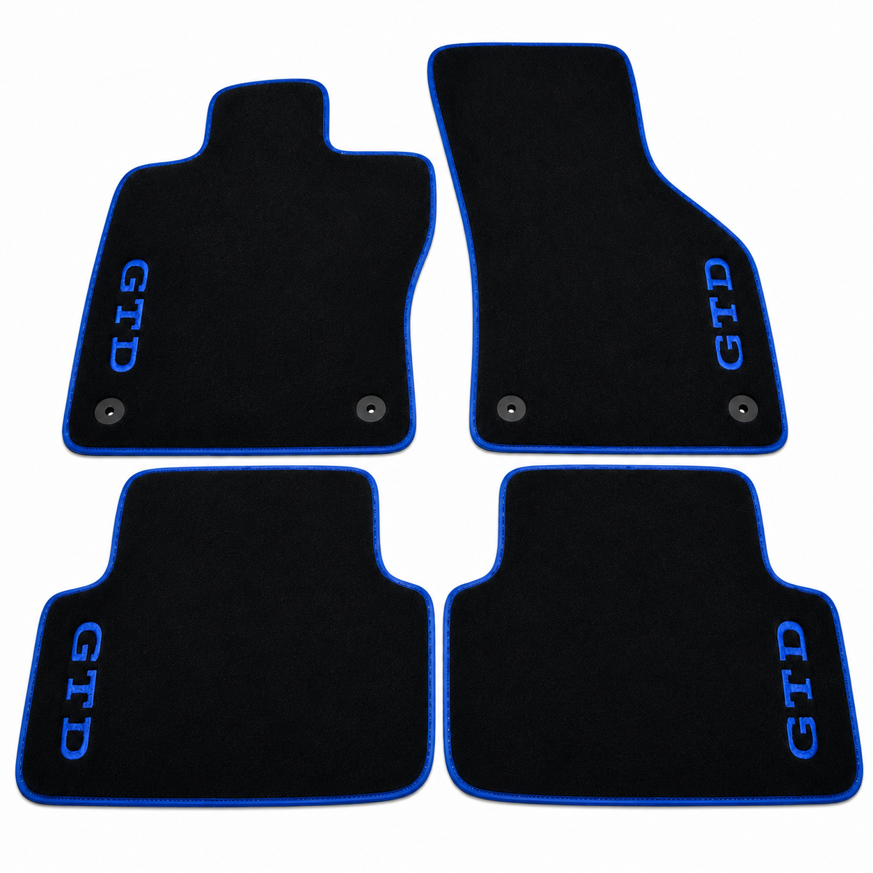 Volkswagen Golf GTD Premium Custom Fit Carpet Car Floor Mats – Full Set Interior Floor Mats for Cars