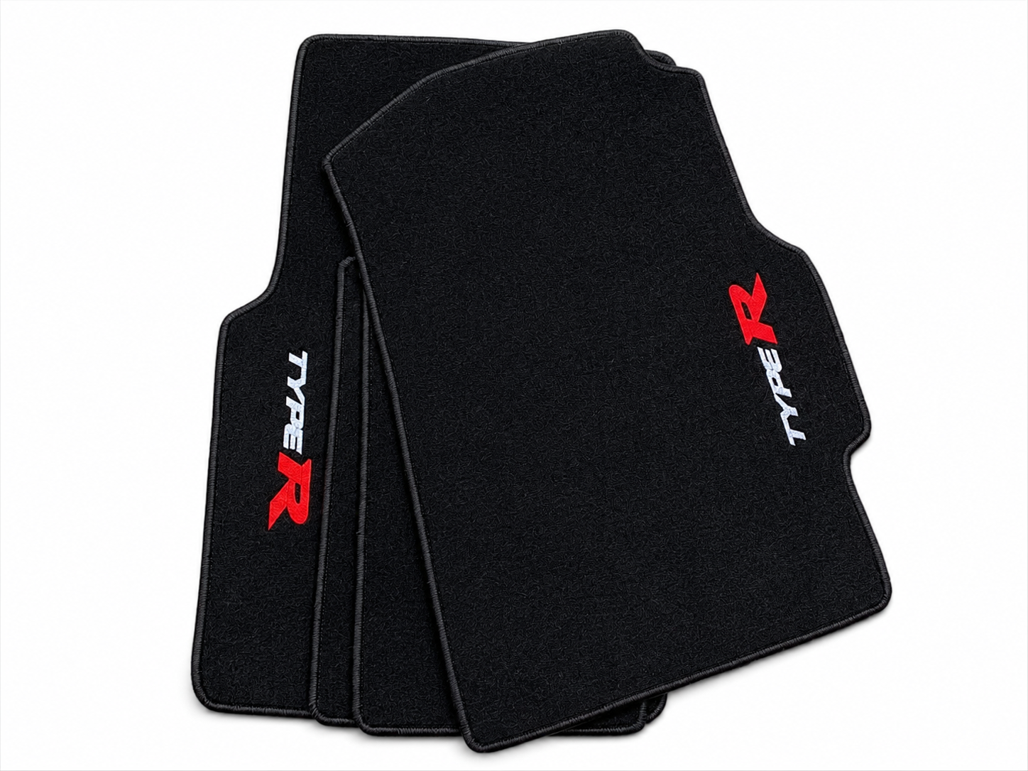 Honda Type-R Premium Custom Fit Carpet Car Floor Mats – Full Set Interior Floor Mats for Cars
