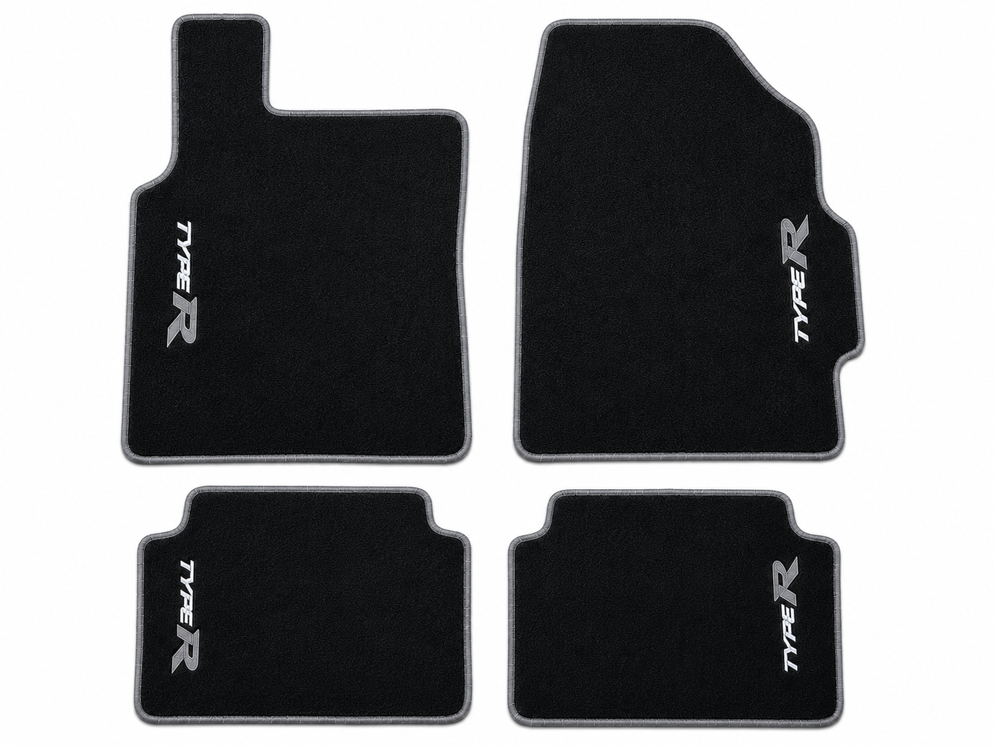 Honda Type-R Premium Custom Fit Carpet Car Floor Mats – Full Set Interior Floor Mats for Cars