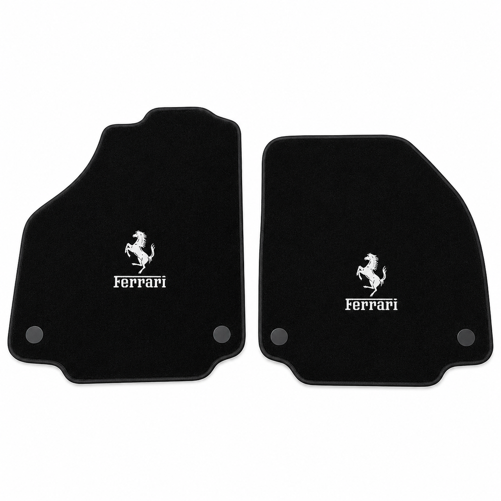 Ferrari Premium Custom Fit Carpet Car Floor Mats – Full Set Interior Floor Mats for Cars