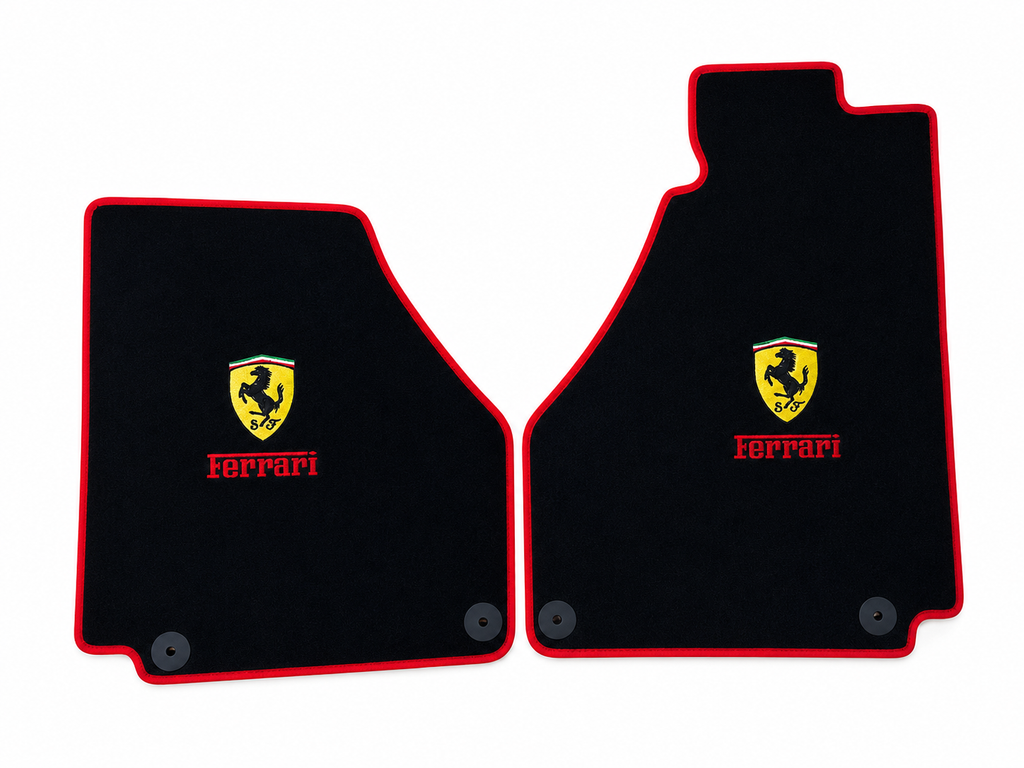 Ferrari Premium Custom Fit Carpet Car Floor Mats – Full Set Interior Floor Mats for Cars