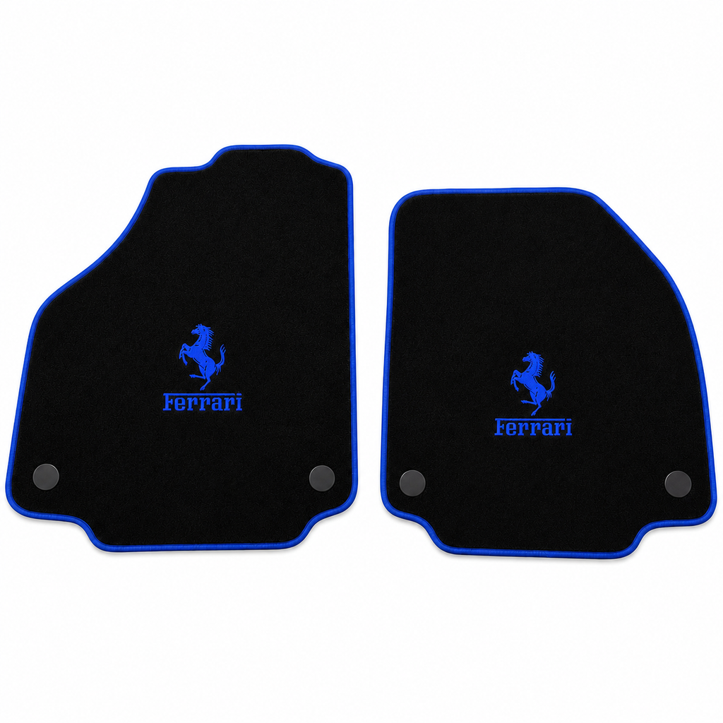 Ferrari Premium Custom Fit Carpet Car Floor Mats – Full Set Interior Floor Mats for Cars