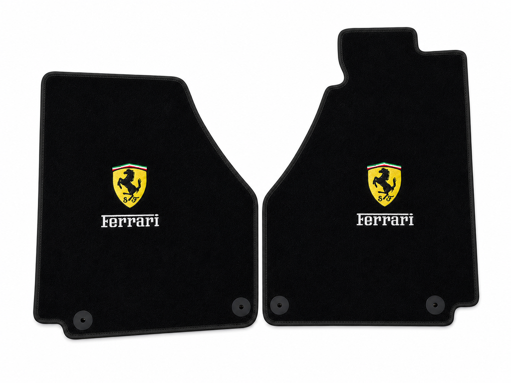 Ferrari Premium Custom Fit Carpet Car Floor Mats – Full Set Interior Floor Mats for Cars