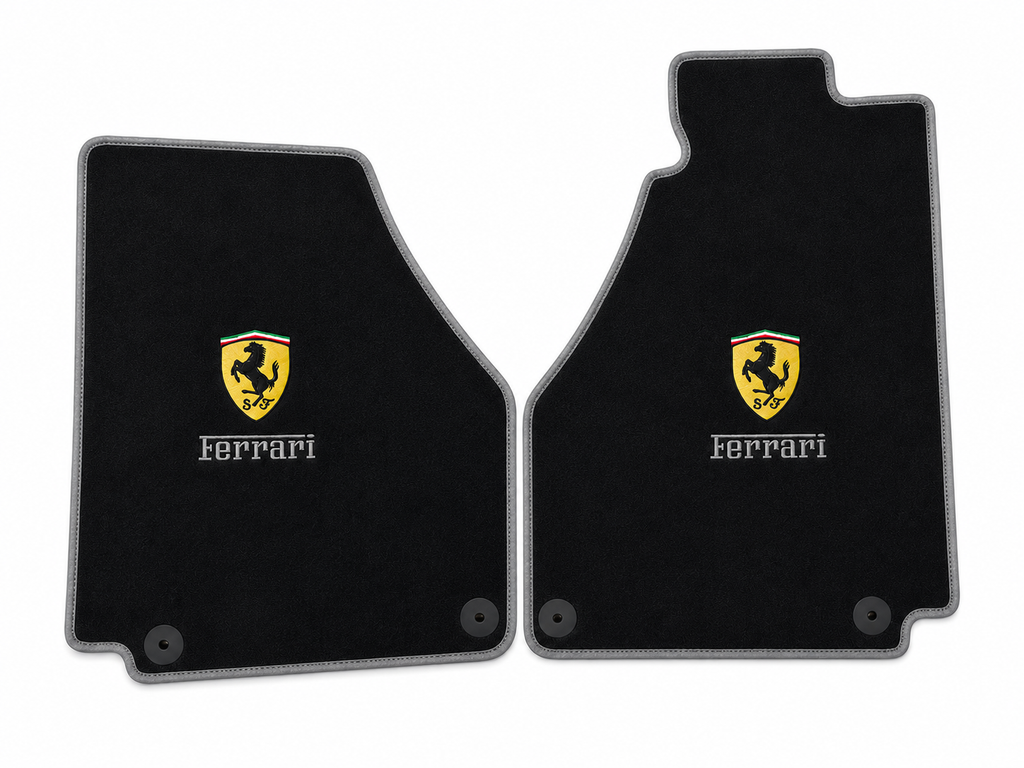 Ferrari Premium Custom Fit Carpet Car Floor Mats – Full Set Interior Floor Mats for Cars
