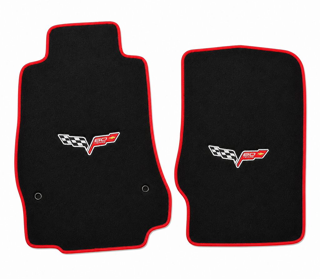 Corvette C6 Premium Custom Fit Carpet Car Floor Mats – Full Set Interior Floor Mats for Cars